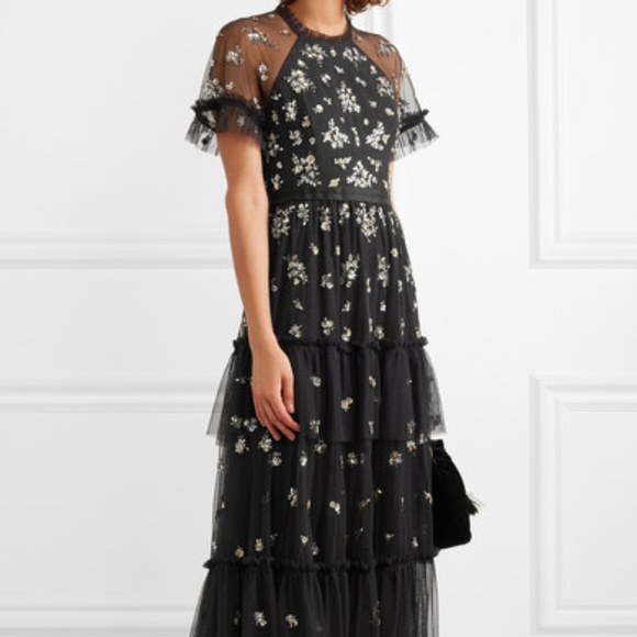 Needle & Thread Dresses & Skirts - NEW Needle & Thread Tiered Embellished Tulle Gown